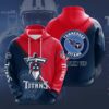 Tennessee Titans Custom Sport All Over Print Hoodie 3D Style 1 0