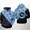 Tennessee Titans NFL Camo Team 3D All Over Print Zip up Hoodie Option 1
