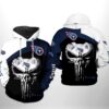 Tennessee Titans Nfl Skull Punisher Team 3D All Over Print Zip Up Hoodie Option Tennessee Titans NFL Skull Punisher Team 3D All Over Print Zip up Hoodie Option 1