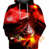 The Fiery Fortress Hoodie 3D The Fiery Fortress Hoodie 3D 0