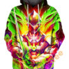 The Green Flames Hoodie 3D The Green Flames Hoodie 3D 0
