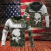 The Punisher Jeep Camo Army 3D Hoodie The Punisher Jeep Camo Army 3D Hoodie 0