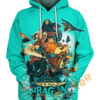 The Viking World Hoodie 3D The Viking World Hoodie 3D 0