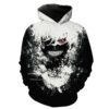 Tokyo Ghoul Epic Ken Kaneki Tokyo Ghoul Hoodie 3D 0