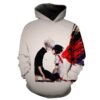 Tokyo Ghoul Ken Kaneki And Touka Kirishima Hoodie 3D 0