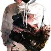 Tokyo Ghoul Print Pullover With Front Pocket All Over Print Hoodie 3D 3 0
