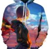 Tokyo Ghoul Print Pullover With Front Pocket All Over Print Hoodie 3D 5 Tokyo Ghoul Print Pullover With Front Pocket All Over Print Hoodie 3D 5 0