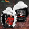 Tom Brady Tampa Bay Buccaneers 600 Touchdown Passes 3D Hoodie 0