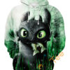Toothless Fanart Hoodie 3D Toothless Fanart Hoodie 3D 0