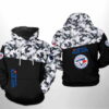 Toronto Blue Jays MLB Camo Veteran 3D Hoodie Zipper Hoodie 0
