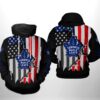 Toronto Maple Leafs Hoodie NHL US FLag Team 3D Hoodie Zip Hoodie 3D All Over Print Hoodie Zip Hoodie 1