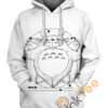 Totoro Vitruvian Hoodie 3D 0