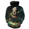 Ultra Instinct Goku Black Dragon Ball Super Hoodie 3D 0