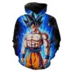 Ultra Instinct Goku Dragon Ball Super Dbz Hoodie 3D 0