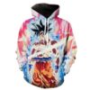 Ultra Instincts Goku Zip Up Dragon Ball Super Goku Zip Hoodie 3D 0