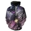 Undead Black Dragon Dragon Fantasy Hoodie 3D 0