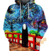 Van Gogh Spirited Away Hoodie 3D 0