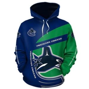 Vancouver Canucks 3D Hoodie Zip Hoodie NFL 3D All Over Print Hoodie Zip Hoodie 1