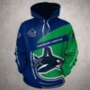 Vancouver Canucks Nhl 3D All Over Print Zip Up Hoodie Option Vancouver Canucks NHL 3D All Over Print Zip up Hoodie Option 1