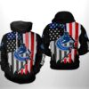 Vancouver Canucks NHL US FLag Team 3D All Over Print Zip up Hoodie Option 1