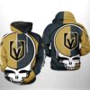 Vegas Golden Knights NHL Grateful Dead 3D All Over Print Zip up Hoodie Option 1