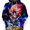 Vegeta Super Saiyan God Hoodie 3D 0