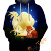 Vulpix And Ninetales Hoodie 3D Vulpix And Ninetales Hoodie 3D 0