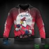 Washington Capitals NHL Mascot 3D Hoodie Zip Hoodie NHL 3D All Over Print Hoodie Zip Hoodie 1