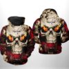 Washington Capitals Nhl Skull 3D All Over Print Zip Up Hoodie Option Washington Capitals NHL Skull 3D All Over Print Zip up Hoodie Option 1