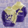 Washington Huskies Custom All Over Print Hoodie 3D For All 0