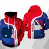 Washington Nationals MLB Team 3D Hoodie Zipper Hoodie 0