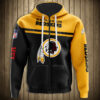 Washington Redskins 3D Skull Hoodie Pullover Zip Hoodie for Fans Washington Redskins 3D Skull Hoodie Pullover Zip Hoodie for Fans 0