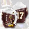 Washington Redskins Custom Sport All Over Print Hoodie 3D Style 3 Washington Redskins Custom Sport All Over Print Hoodie 3D Style 3 0