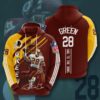 Washington Redskins Custom Sport All Over Print Hoodie 3D Style 4 Washington Redskins Custom Sport All Over Print Hoodie 3D Style 4 0