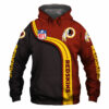 Washington Redskins Hoodie 3D Cute Zip Hoodie Pullover Gift for Fans 0