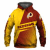 Washington Redskins Hoodie Longsleve Zip Hoodie for Fan 0