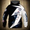 Winnipeg Jets Hoodie 3D Thunder Design Pullover Nhl Winnipeg Jets Hoodie 3D Thunder Design Pullover Nhl 0