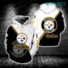 Youth Steelers Hoodie 3D White Black Logo Pittsburgh Steelers Gift Youth Steelers Hoodie 3D White Black Logo Pittsburgh Steelers Gift 0