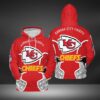 Nfl Kansas City Chiefs 3D All Over Print Zip Up Hoodie Options regular 2 5