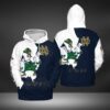 Notre Dame Fighting Irish Mascot 3D All Over Print Zip Hoodie Gifts For Ncaa Fans regular 4
