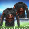 3D Skull Cleveland Browns Hoodies Cheap Gifts for Fans 1