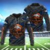 3D Skull Green Bay Packers Hoodies Cheap Gifts for Fans 3D Skull Green Bay Packers Hoodies Cheap Gifts for Fans 1