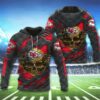 3D Skull Los Angeles Chargers Hoodies Cheap Gifts for Fans 3D Skull Los Angeles Chargers Hoodies Cheap Gifts for Fans 1