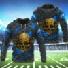 3D Skull Los Angeles Rams Hoodies Cheap Gifts for Fans 3D Skull Los Angeles Rams Hoodies Cheap Gifts for Fans 1