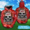 49ers Skull Hoodie 3D Custom Name San Francisco 49ers Gift 49ers Skull Hoodie 3D Custom Name San Francisco 49ers Gift 0