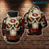 49ers Skull Hoodie 3D Fire Eyes San Francisco 49ers Gift 49ers Skull Hoodie 3D Fire Eyes San Francisco 49ers Gift 0