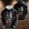 49ers Skull Hoodie 3D Rose Skull San Francisco 49ers Gift 49ers Skull Hoodie 3D Rose Skull San Francisco 49ers Gift 0