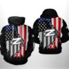 Akron Zips US Flag 3D All Over Print Zip Hoodie Gifts For NCAA Fans For Fans 1 1