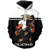 Anaheim Ducks Hoodie Mascot 3D Printed Gifts for Fans 1