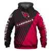 Arizona Cardinals Fan Hoodie Customizable 3D All Over Print Hoodie With Zip up Option 1